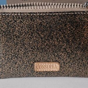 Consuela Shimmering Gold/Bronze Pouch